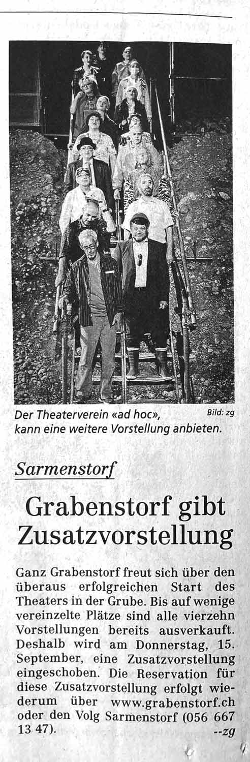 zusatzvorstellung